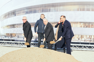 Groundbreaking for “Italy’s most sustainable arena”